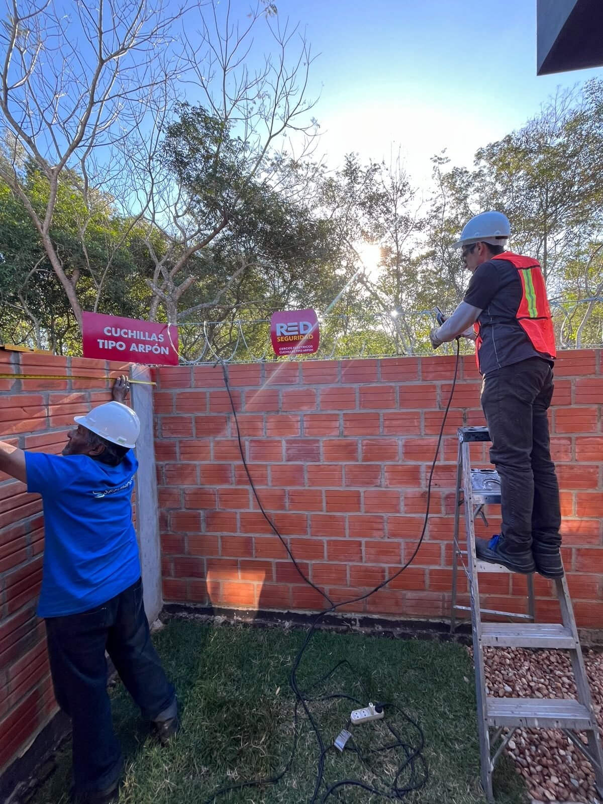 Equipo en obra