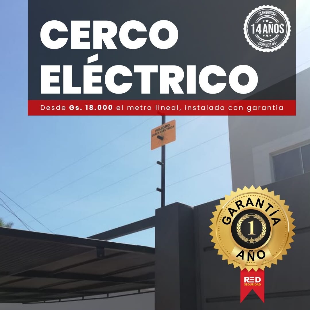 Cerco eléctrico instalado