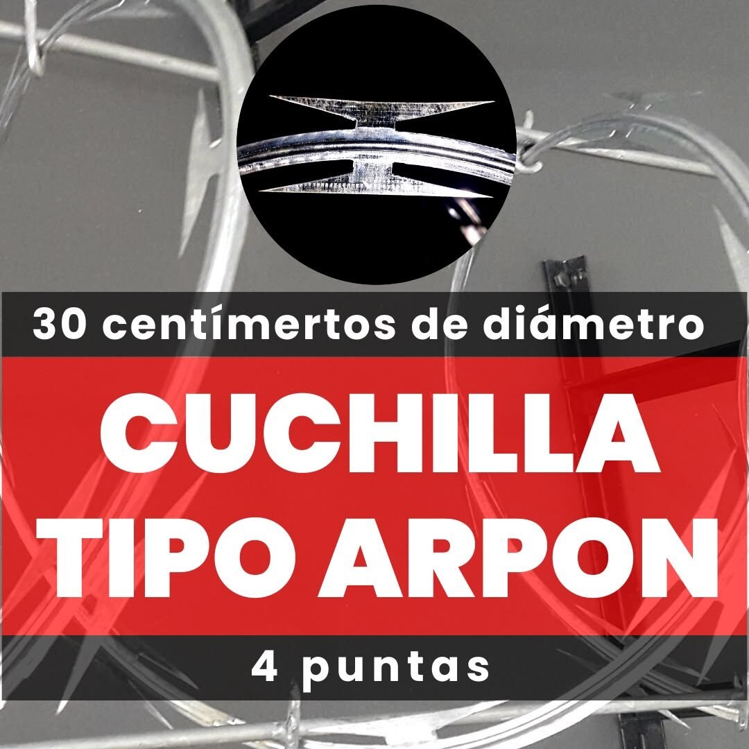 Cuchilla Long Blade 4 puntas 30 cm
