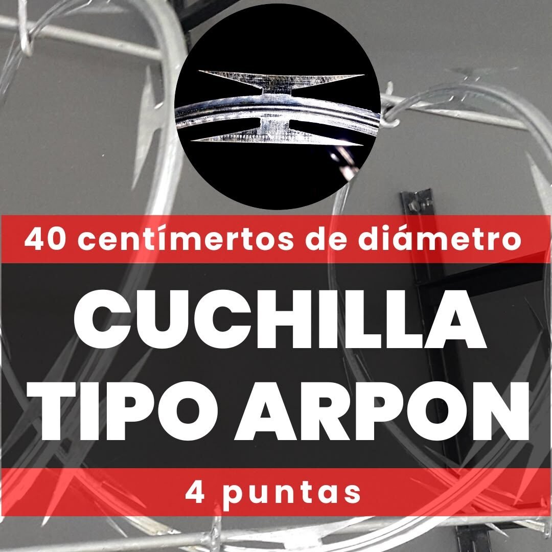 Cuchilla Long Blade 4 puntas 40 cm